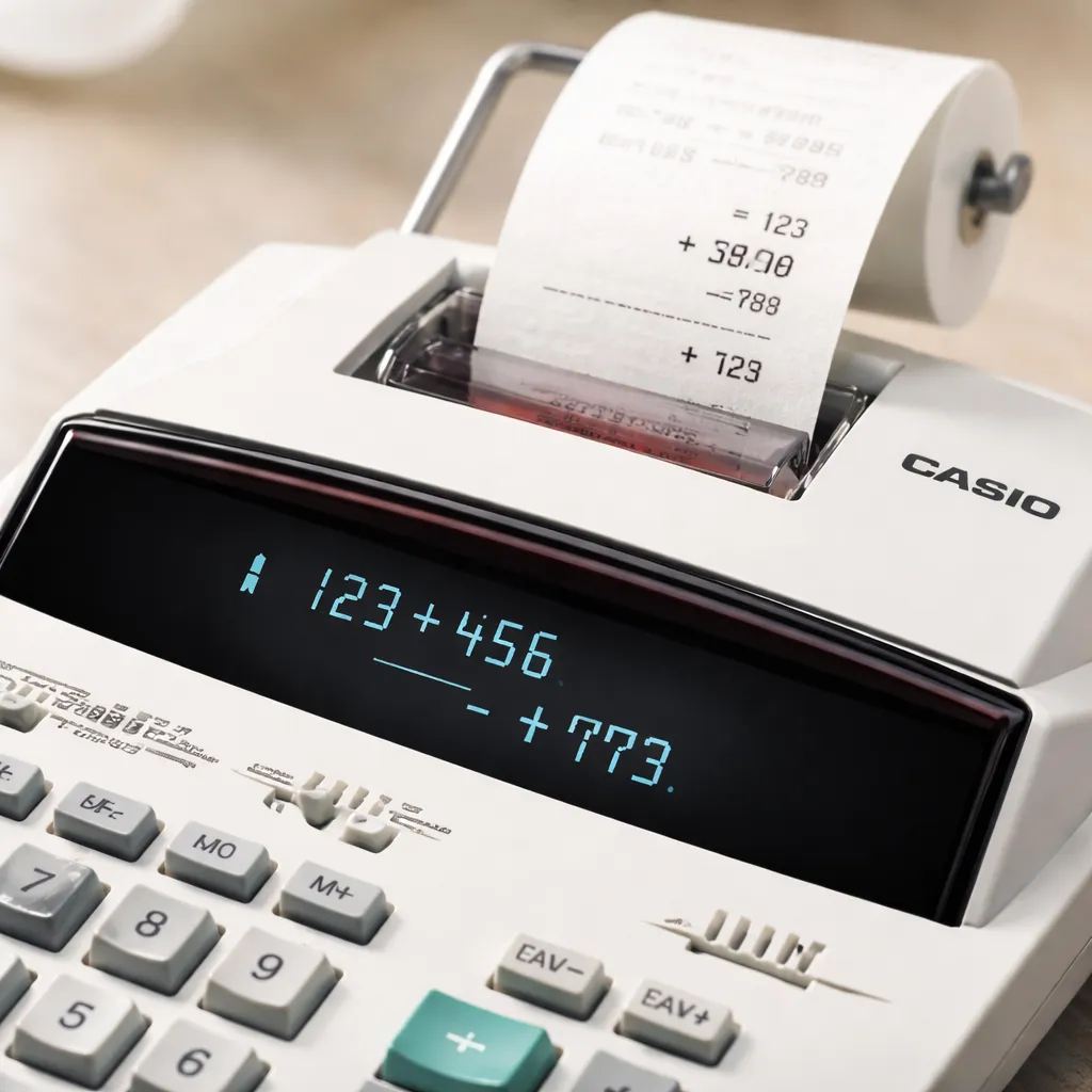 Calculadora Impresion Impresora Termica Pantalla Casio FR-2650 - Image 2