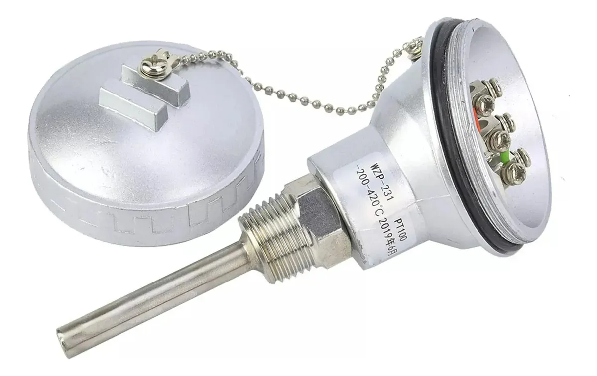 Termo Resistencia Sonda Sensor Temperatura Rtd Pt100 400mm 17 Pulgadas - Image 2