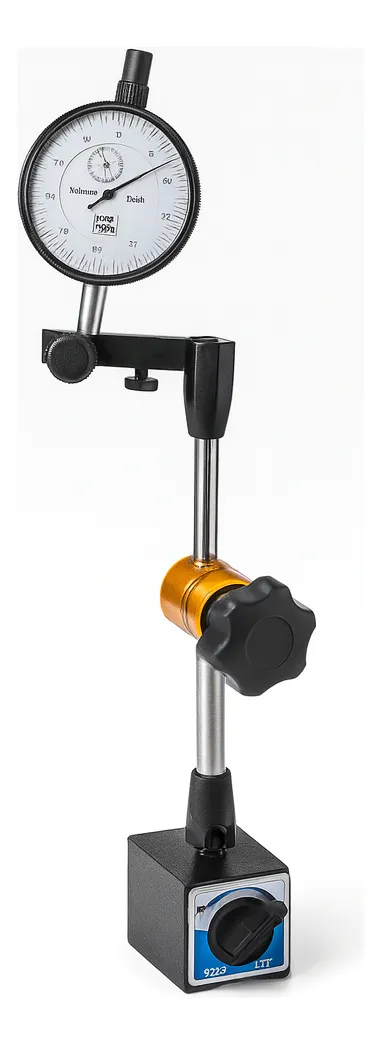 Combo Reloj Comparador Analogico 0-10mm Base Magnetica Mitutoyo 60kg CTB035