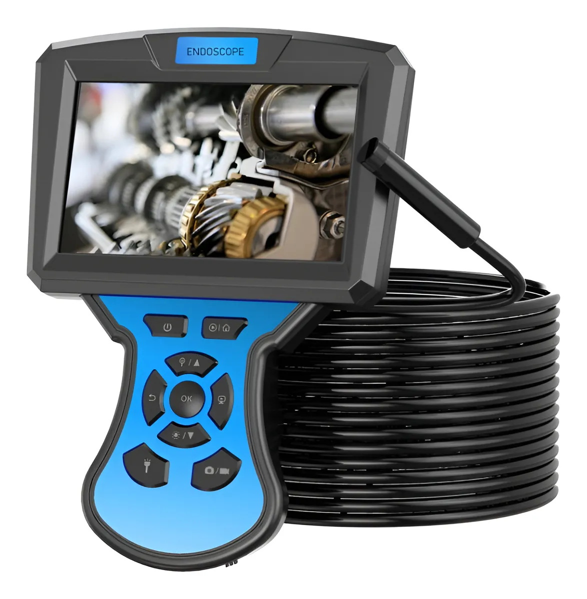 Boroscopio Camara Inspeccion Sonda 5 Metros Pantalla Gigante AZ-M50-D-5M