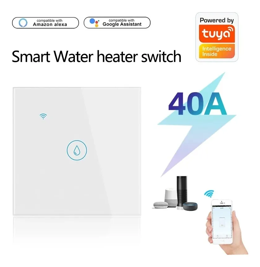 Termostato Temporizador Calentador Interruptor Caldera Wifi 20A DS-191 - Image 3