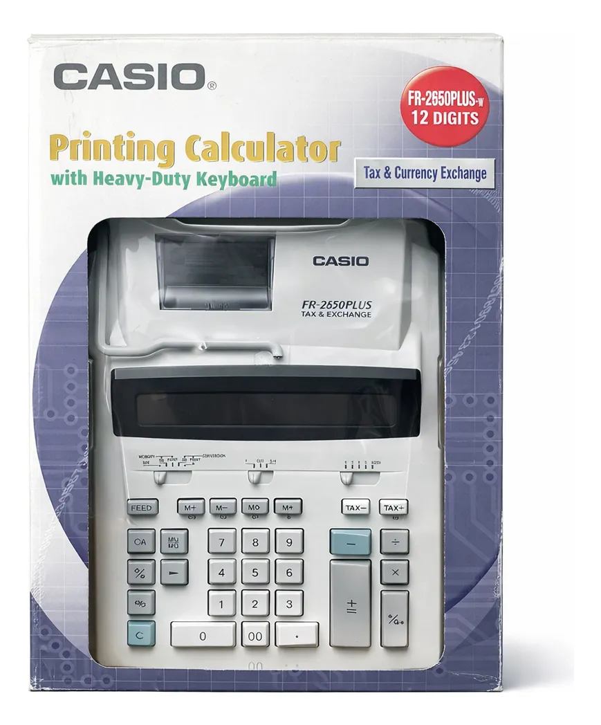 Calculadora Impresion Impresora Termica Pantalla Casio FR-2650 - Image 6