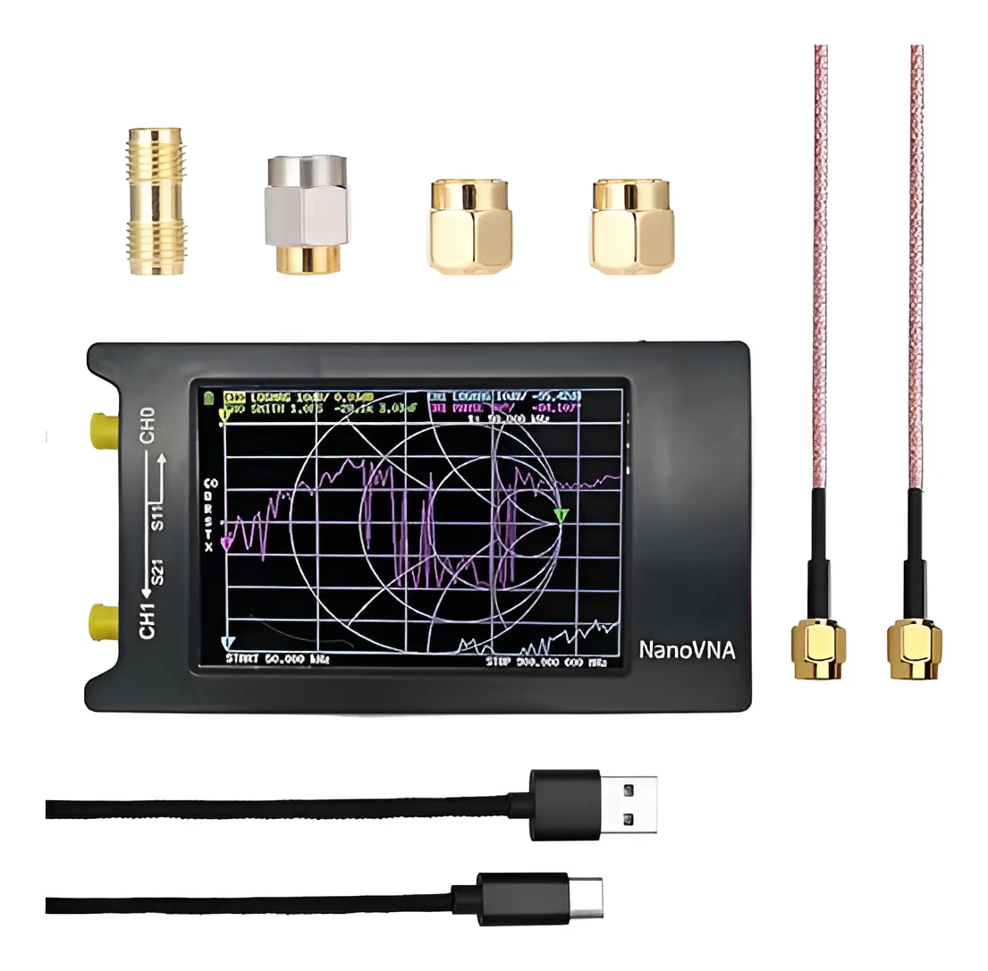 Analizador vectorial de antenas 50 kHz- 1,5 GHz, 4" de pantalla Nanovna H4 - Image 5