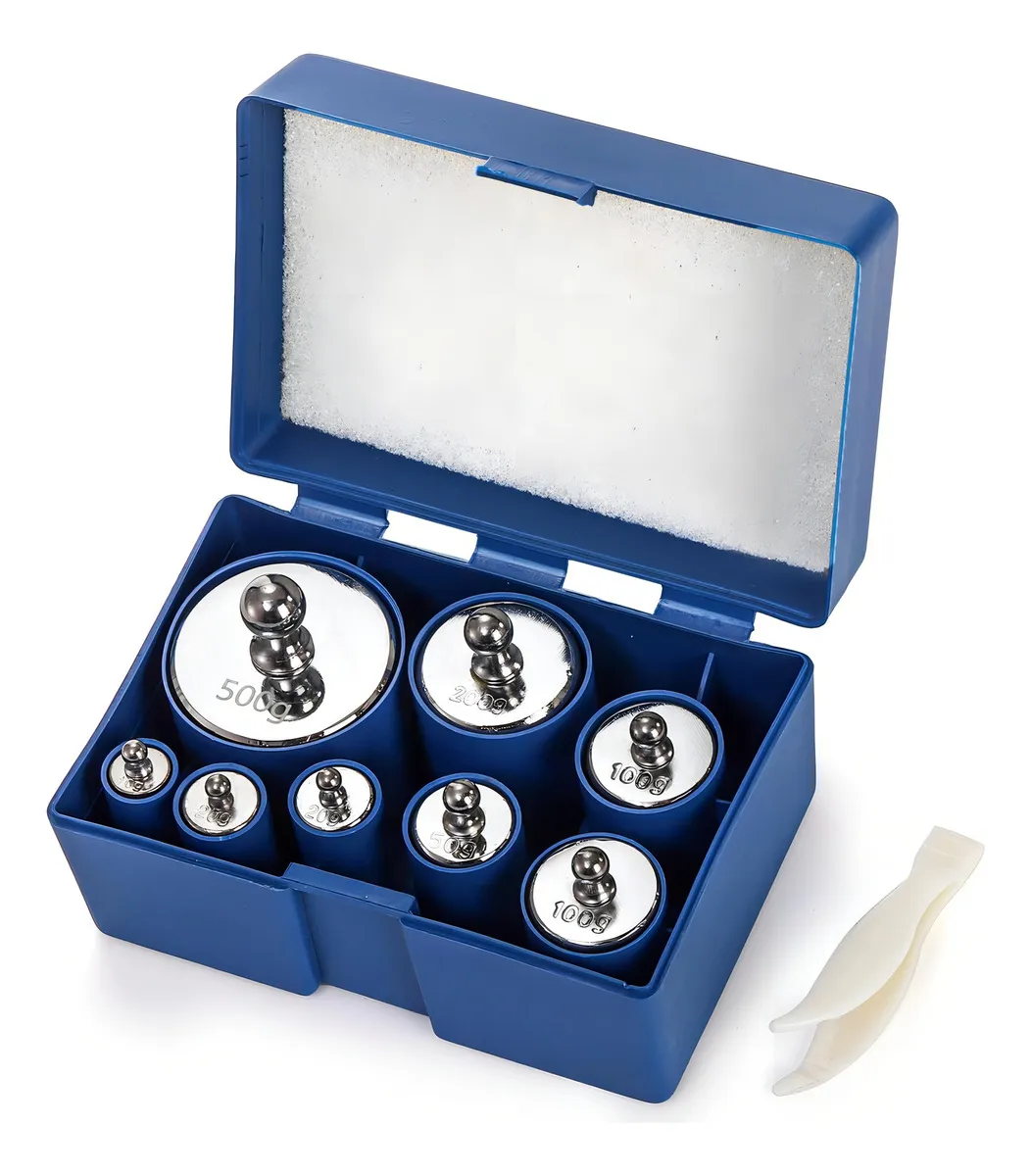Kit 8 Pesas Calibracion Balanzas Precision Joyeria 10-1000g MANCHAP
