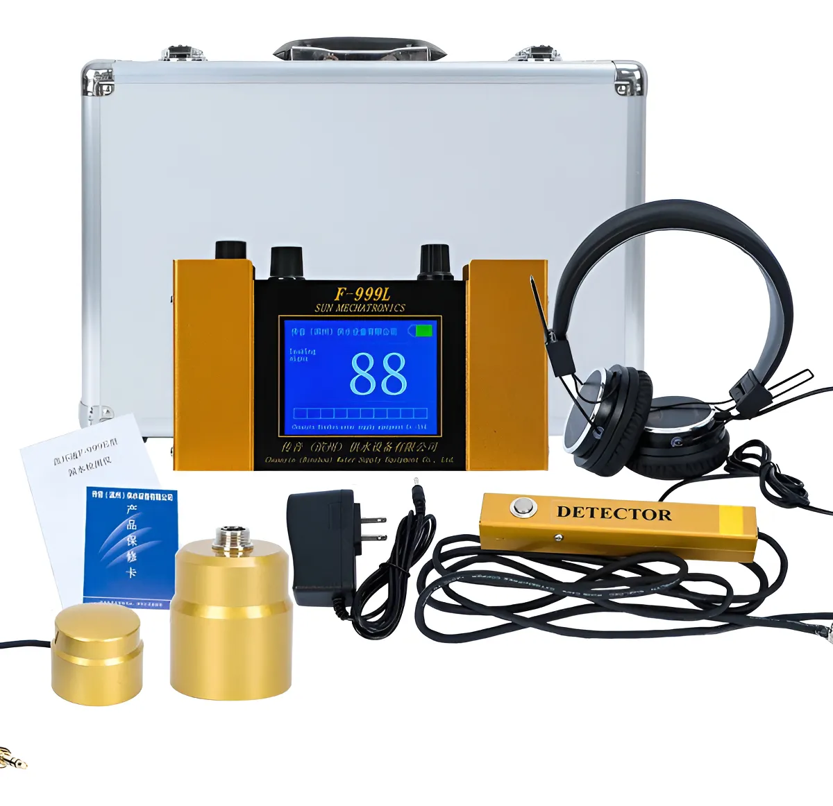 Geofono Detector de Fugas de Agua F-999L Sun Mechatronics