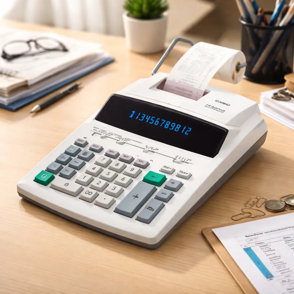 Calculadora Impresion Impresora Termica Pantalla Casio FR-2650 - Image 4