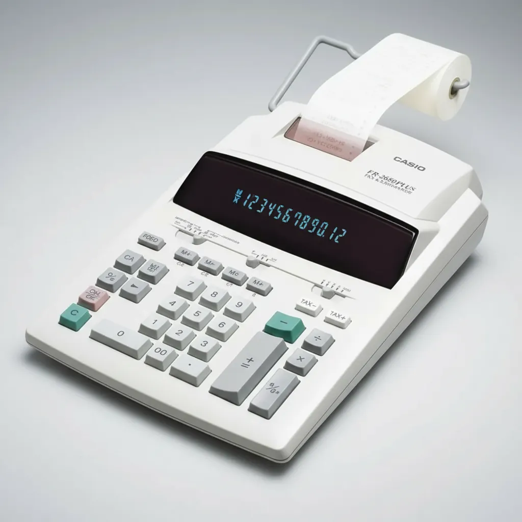 Calculadora Impresion Impresora Termica Pantalla Casio FR-2650 - Image 3