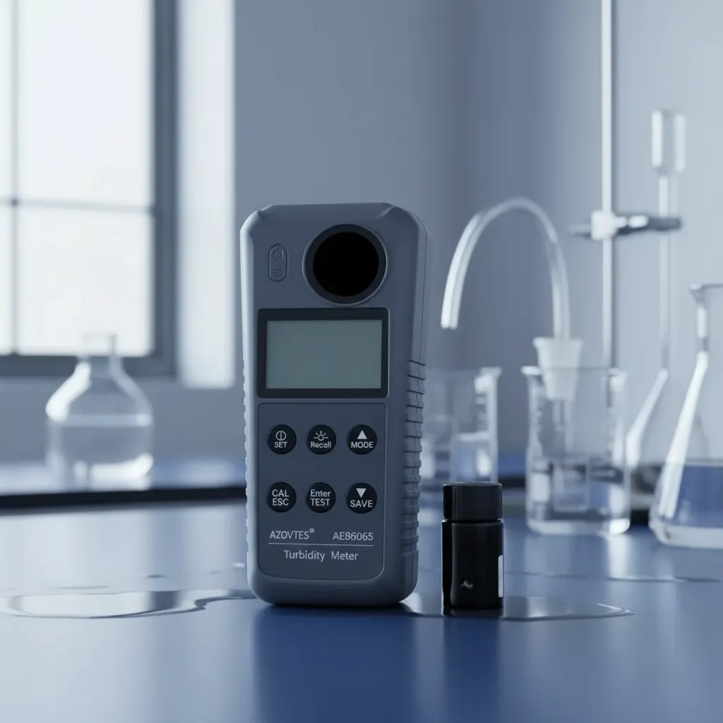 Turbidimetro Medidor Turbidez Portable Laboratorio 0-1000ntu AE86065 - Image 3