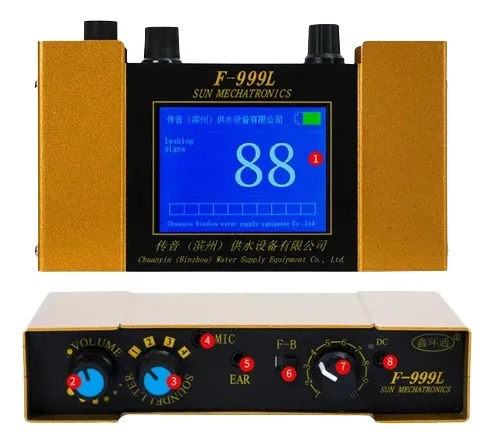 Geofono Detector de Fugas de Agua F-999L Sun Mechatronics - Image 5