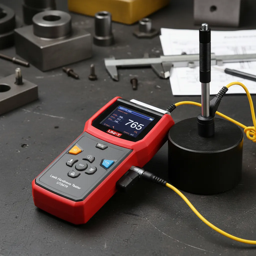 Durometro Tester Medidor Probador Dureza Metales Hierro UNI-T UT347A - Image 2