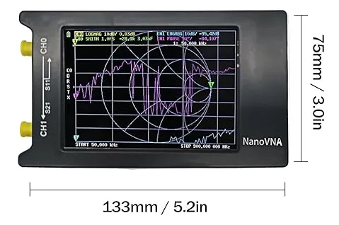 Analizador vectorial de antenas 50 kHz- 1,5 GHz, 4" de pantalla Nanovna H4 - Image 3