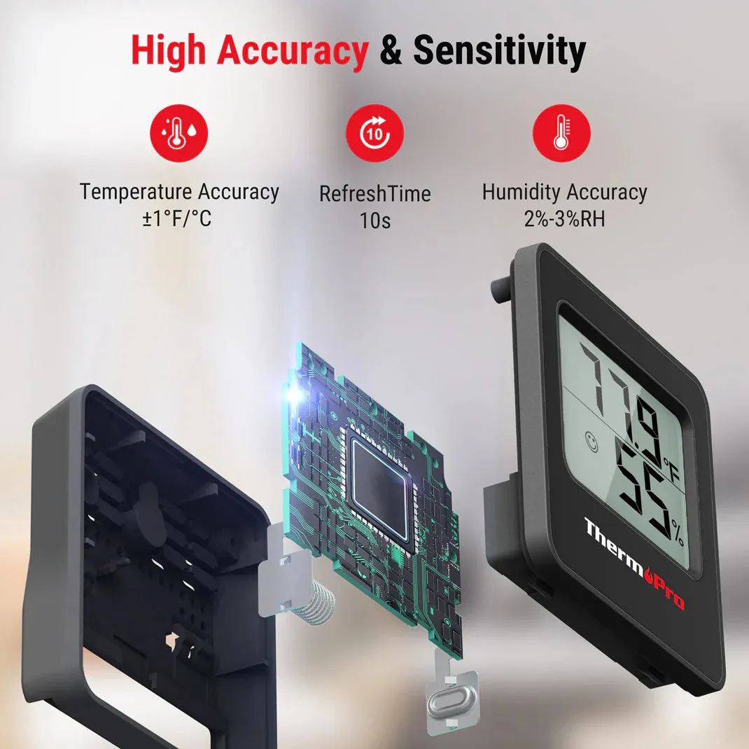 Termometro Digital Interior Humedad Higrometro Thermopro TP157 - Image 3