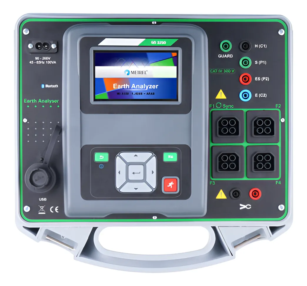 Telurimetro Analizador Puesta Tierra Pulso Descarga Rayo METREL MI 3290 GX