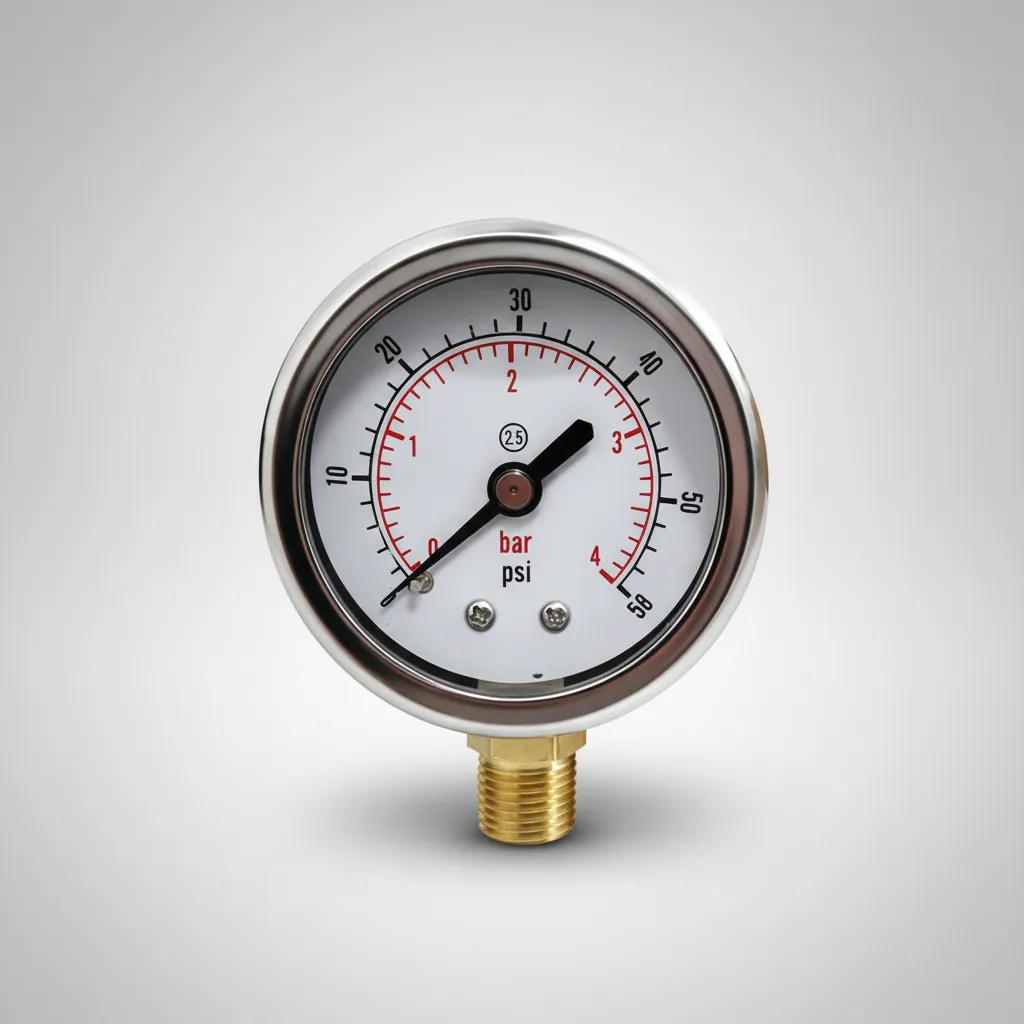 Manometro Analogico Glicerina Medidor Presion 58psi Npt 1/4 - Image 4