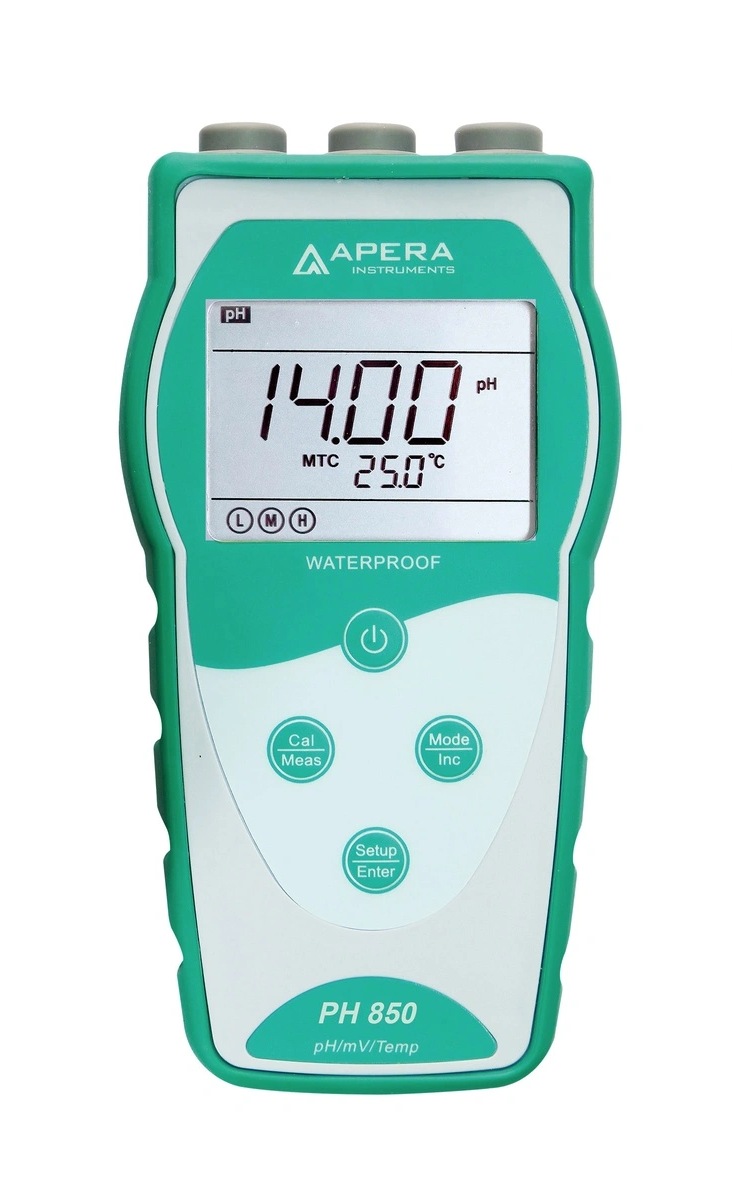 Doblez En detalle Amperio PH850-PW Medidor de pH portátil para agua pura (agua potable / RO /  destilada / desionizada), equipado con electrodo LabSen 803 Apera  Instruments - Patagonia Tools