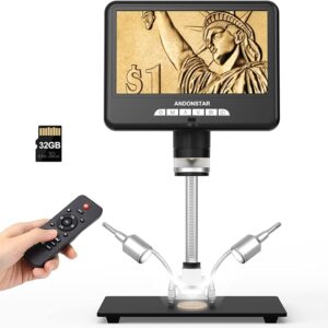 Microscopio Monitor Monedas Laboratorio Adonstar Ad207s Pro