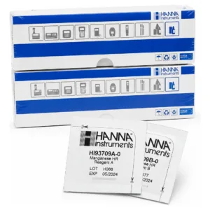Pack de 100 reactivos en sobres para manganeso Hanna HI93709-01