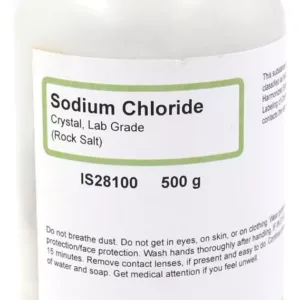 Reactivo Cloruro Sodio 500g Solucion Laboratorio Sal Quimica