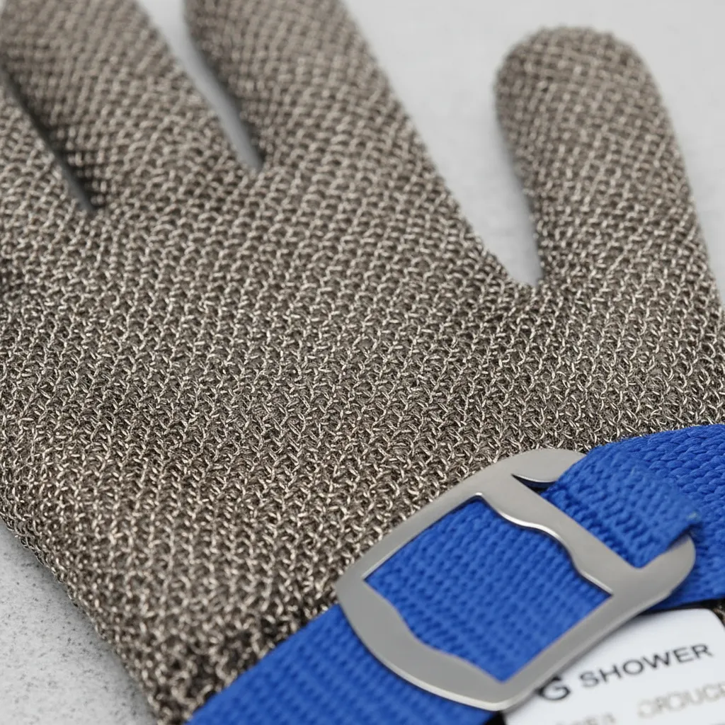 Guante Resistente a Cortes Malla de Alambre Acero Inoxidable ANSI A9 SCHWER Modelo 1706 - Image 3