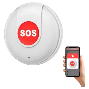 Alarma Boton de Emergencia WL-90WT Tuya WIFI S.O.S
