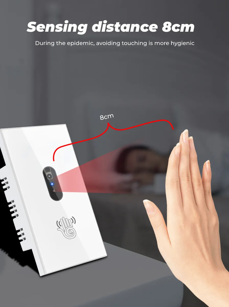 Sensor Luz Movimiento Sin Contacto Interruptor Infrarrojo 20 A 220v - Image 6