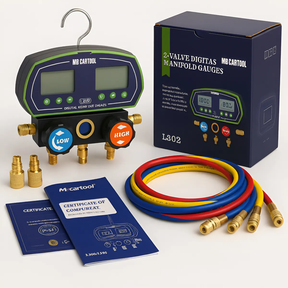 Vacuometro Digital L302 MR CARTOOL