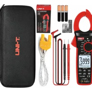 Pinza Amperimétrica Digital 1000a Ac True Rms Tension Capacitancia UNI-T UT206B