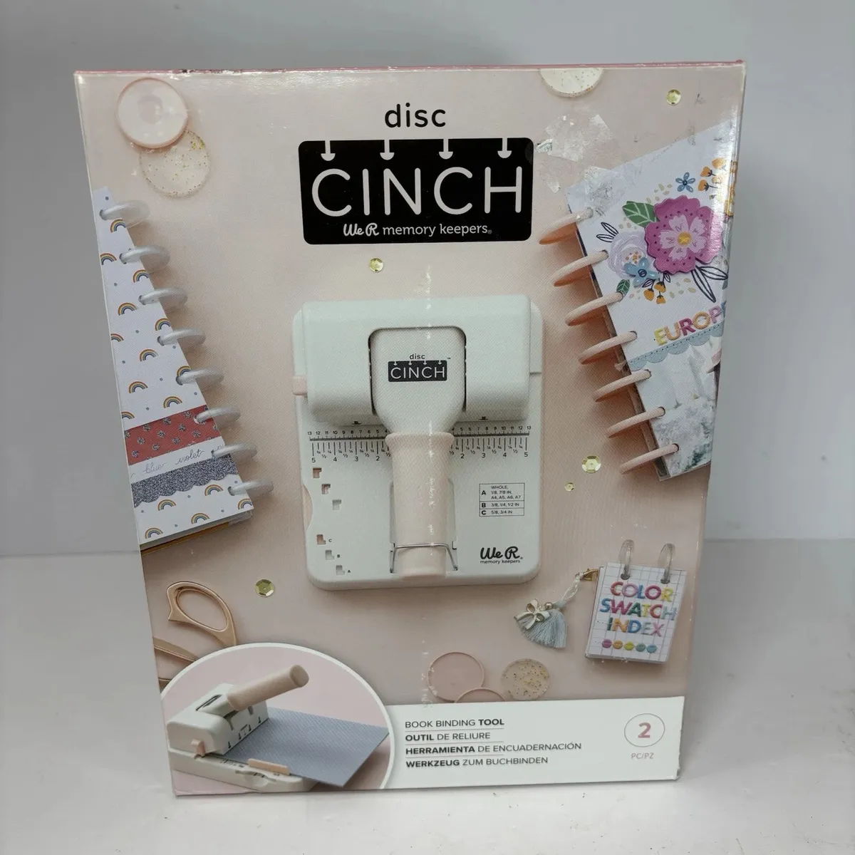 Anilladora Perforadora Encuadernadora Manualidades Bricolage We R Memory Keepers Mini Cinch WR-661310 - Image 2