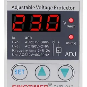 Protector Voltaje Ajustable Regulador Tension Pantalla Sinotimer SVP-912