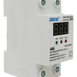 Protector Interruptor Tension Pantalla Digital 40a Sica 789035