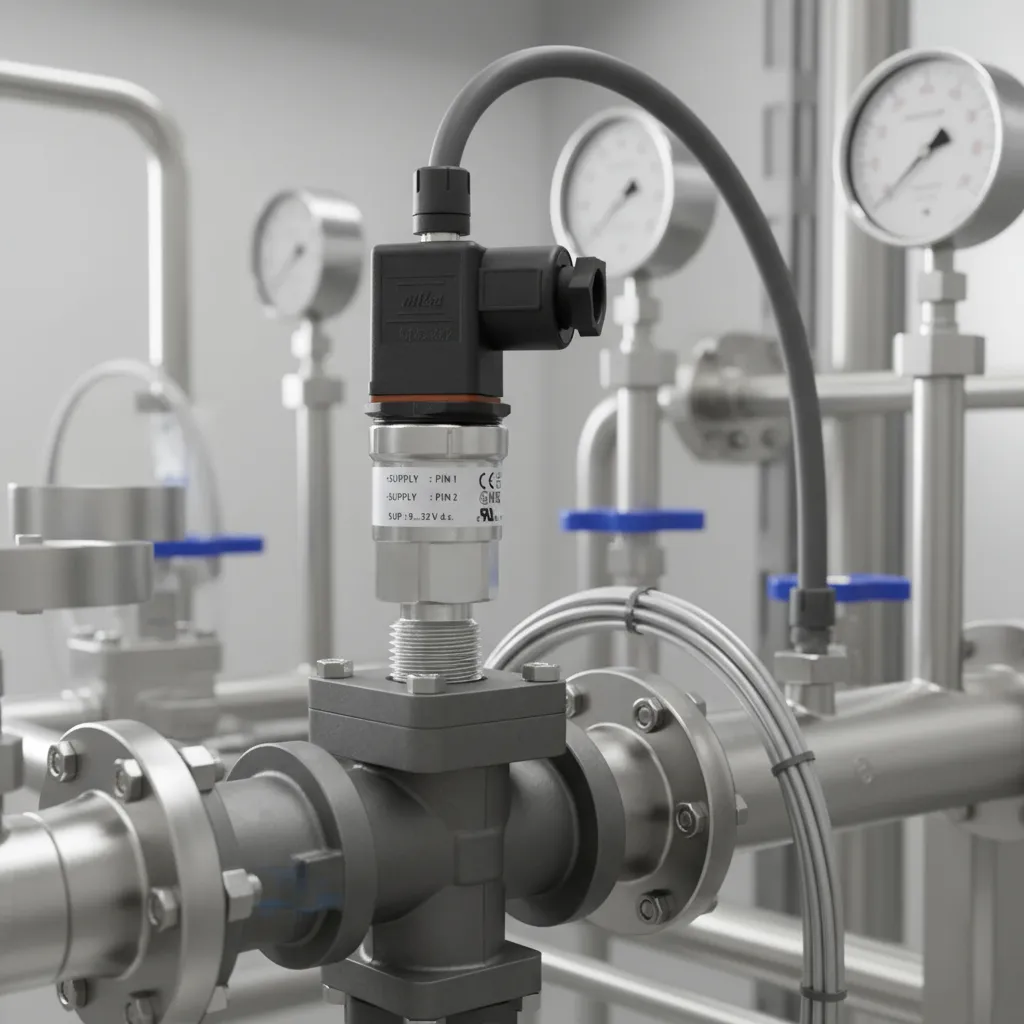 Transmisor de presión 0-10 Bar con salida 4-20 mA Danfoss modelo MBS 3000-2011-A1AB08-0 x - Image 3