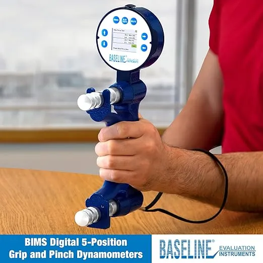 Dinamómetro digital de mano de 5 posiciones Baseline BIMS 12-0072 - Image 5