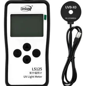 Combo Medidor de Radiación Linshang LS-125 + Sonda UVB-X0 (Rango Espectral 280–315 nm)