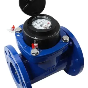 Caudalimetro Woltman DN80 Tipo R80 Bridado (Caudal maximo: 63 m3/h) marca NWM modelo WP-SDC (17kg)