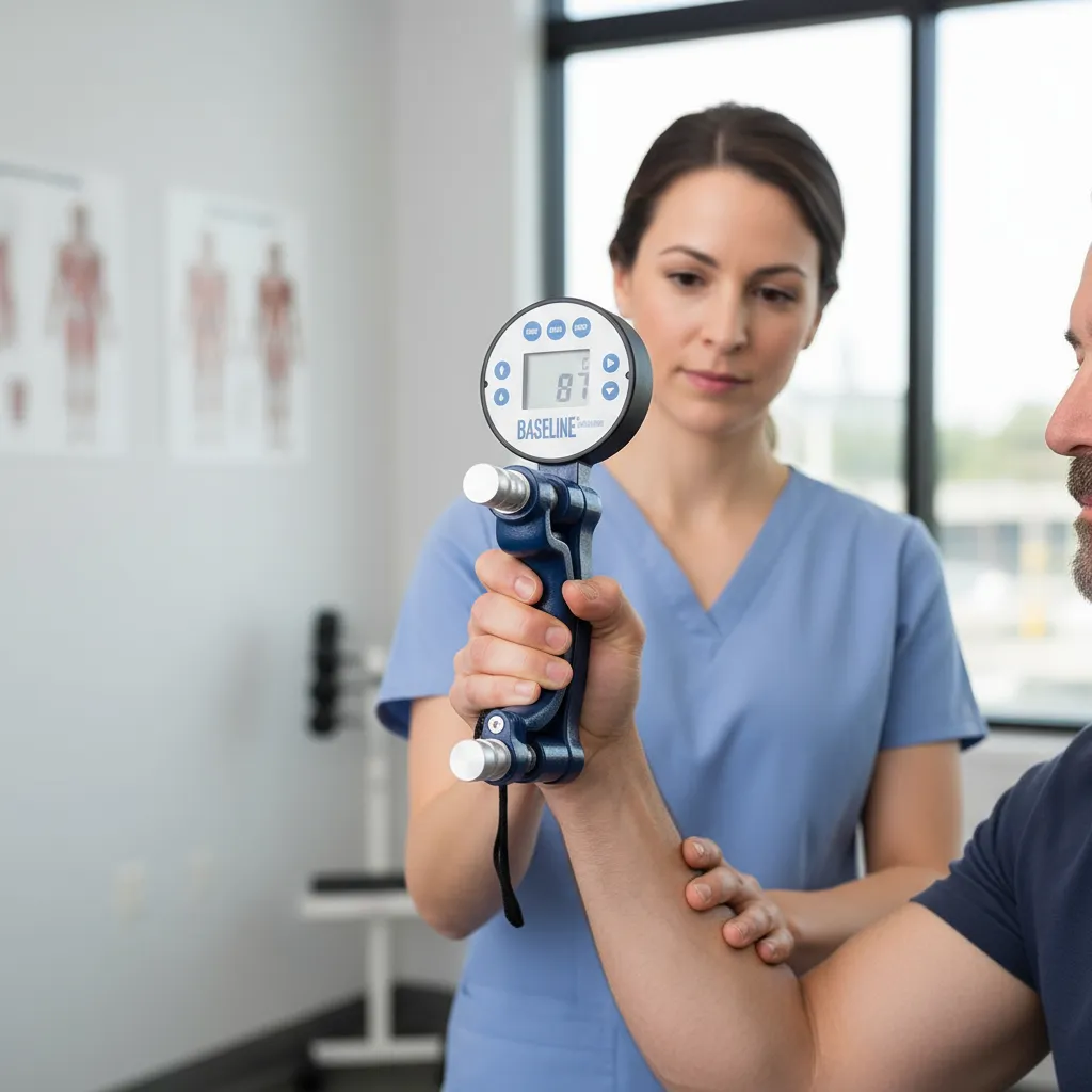 Dinamómetro digital de mano de 5 posiciones Baseline BIMS 12-0072 - Image 2