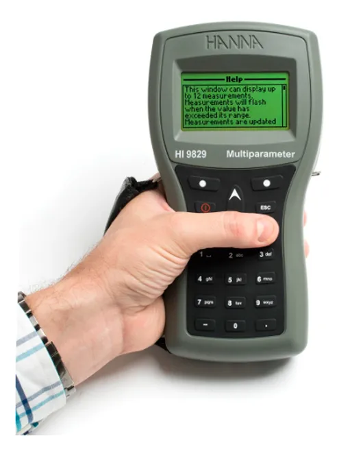 Medidor Multiparamétrico Ph Orp Ec Sonda 4m Hanna Hi9829 - Image 3