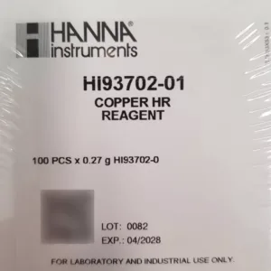 Reactivos Cobre Alto Rango Hanna Hi93702 Pack 100 Unidades