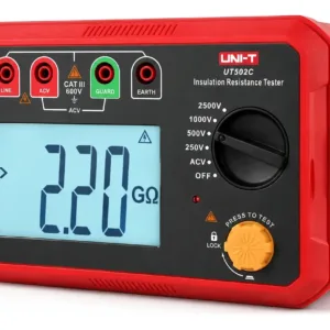 Medidor de resistencia de aislamiento UNI-T UT502C