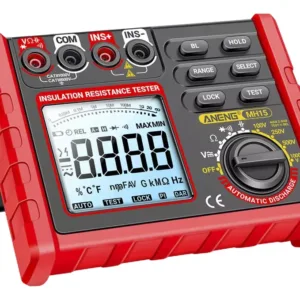 Megohmetro Medidor Resistencia Impedancia Digital Aneng Mh15