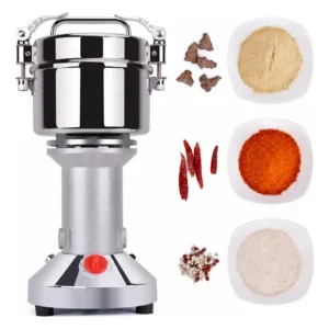 Molinillo eléctrica portátil de alta velocidad, picadora de comida seca pesada de 300G HOUPLUS