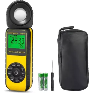 Medidor Luz Iluminacion Digital Temperatura Ambiente AP-881D