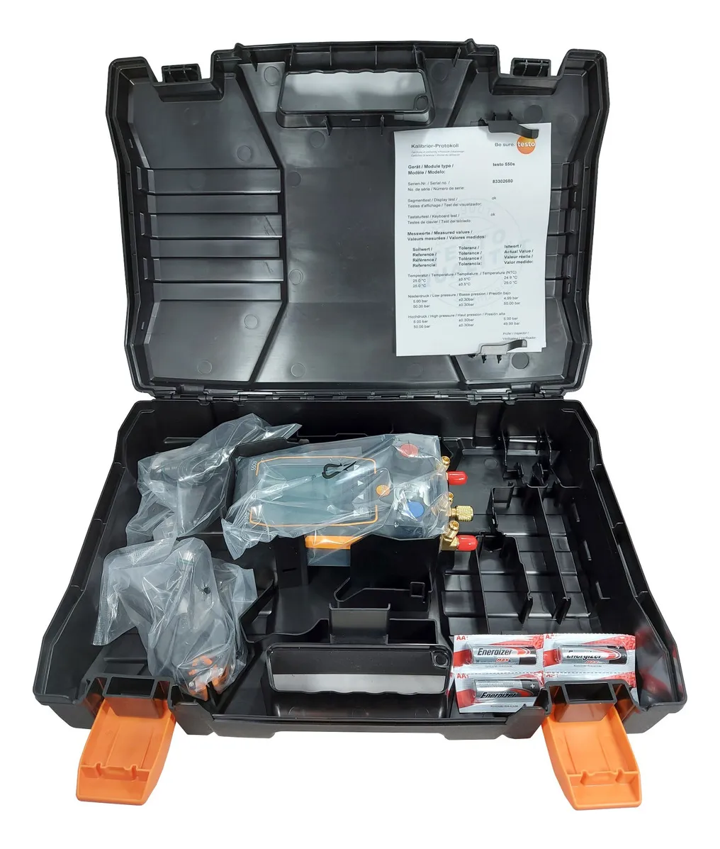 Kit Manifold Manómetro Digital Temperatura Testo 550s - Image 3