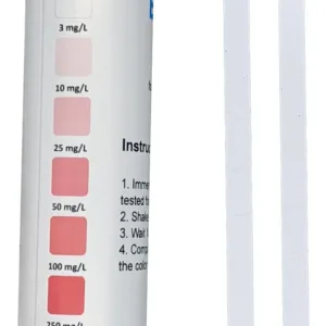 50 Tiras Prueba Hierro 0-500 Ppm Fe2+ Acuoso Bartovation