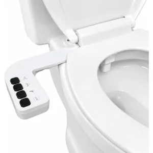 Accesorio Bidet Inodoro Modelo B033-08 (BLANCO CON TERMINACION CILINDRICA)