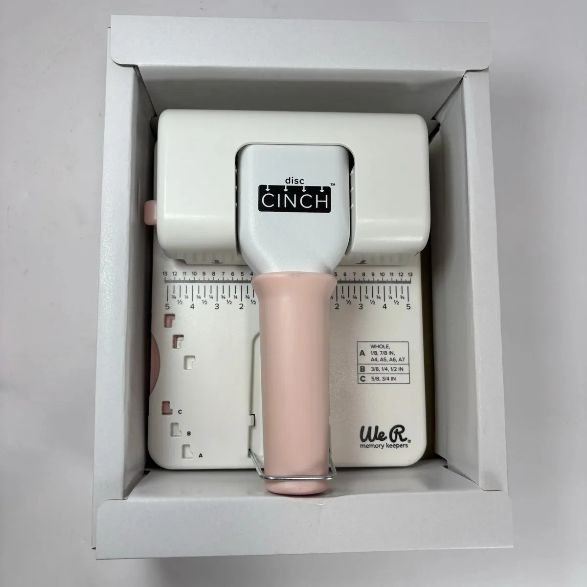 Anilladora Perforadora Encuadernadora Manualidades Bricolage We R Memory Keepers Mini Cinch WR-661310 - Image 3