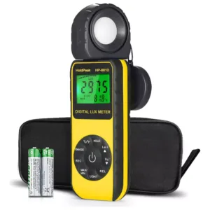 Luxometro Medidor Digital Luz 400000 Lux Interior Exterior