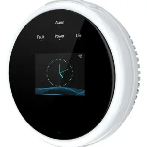 Detector Fugas Gas Fuego Digital Wifi Alarma + Temperatura ACJ-602W