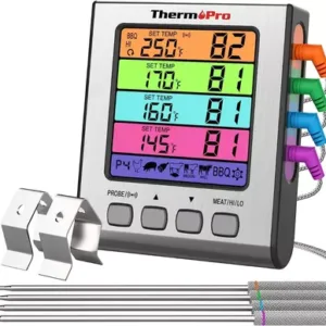 Termómetro Digital Cocina Thermopro TP17H Temperatura 4 Sondas