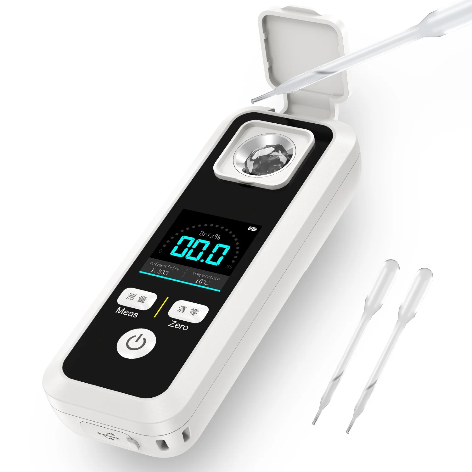 Refractometro Digital Medicion Brix Frutas Fnirsi Jbm-10