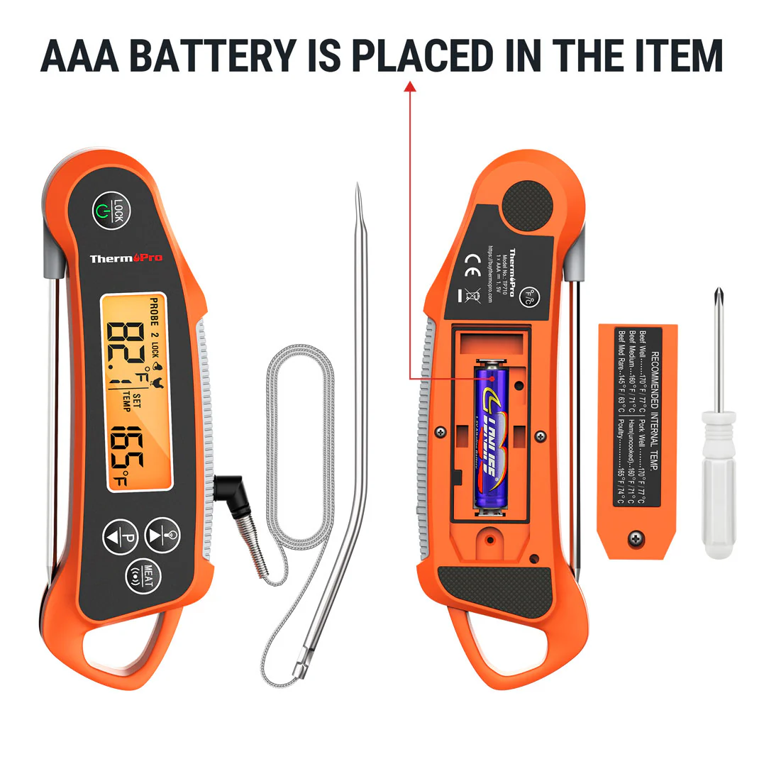 Termómetro Cocina Digital Carne Liquidos Sonda Thermopro TP710 - Image 5